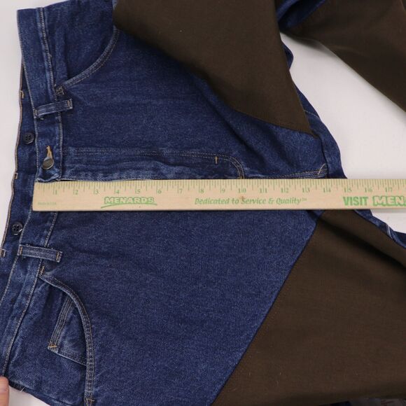 Wrangler Pro Gear Brush Guard Canvas Hunting Jeans 40x30 PG101AN Excellent - Picture 6 of 9